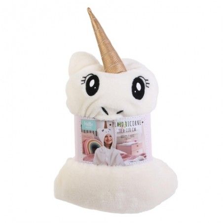 Plaid Enfant Licorne Blanc Home Deco Kids