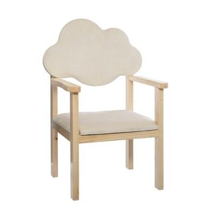 Chaise Dossier Nuage Blanc Atmosphera For Kids