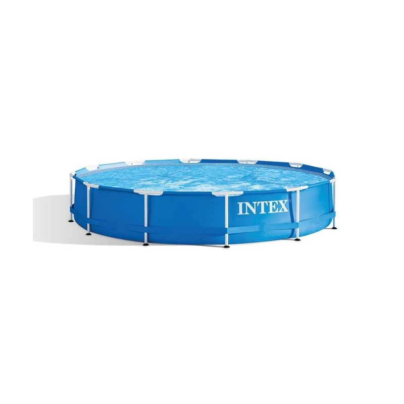 Petite Piscine en metal frame ronde Intex