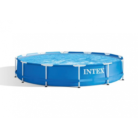 Petite Piscine en metal frame ronde Intex