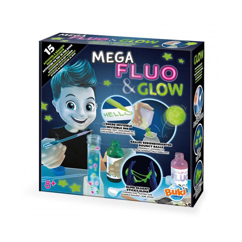 Mega Fluo & Glow 15 activités Buki