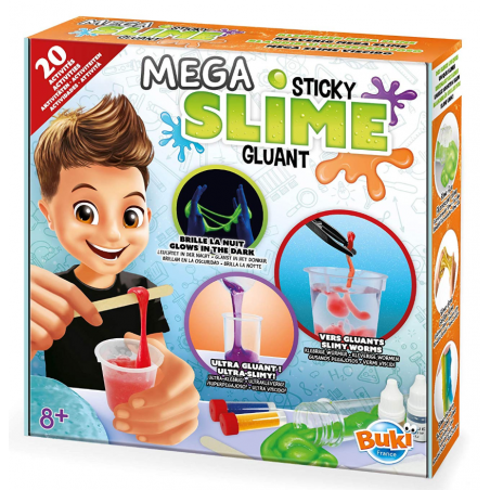 Méga Slime Gluant 20 activités Buki