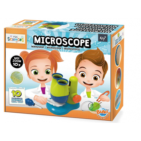 Mini sciences Microscope 10 expériences Buki