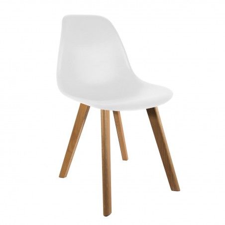 Chaise Scandinave Coque Blanche Home Deco Factory