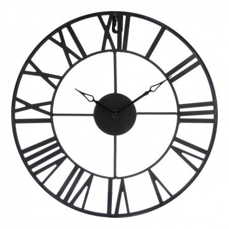 Pendule Horloge Vintage Noir Atmosphera