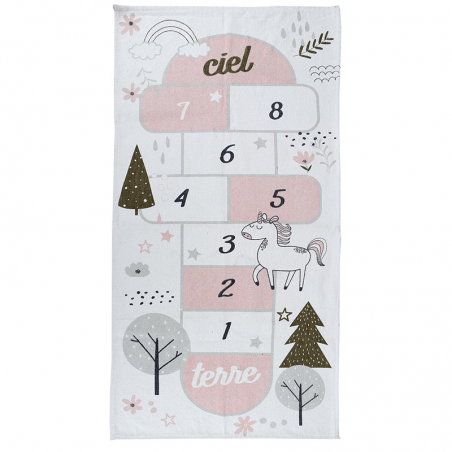 Tapis de chambre marelle 140 x 70 Fille Home Deco Kids