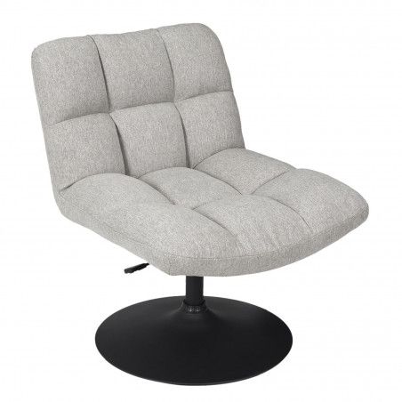 Fauteuil Pivotant Anton Gris Home Deco Factory