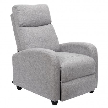 Fauteuil De Relaxation Dream Gris Home Deco Factory