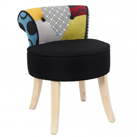 Tabouret Eleonor Patchwork Home Deco Factory