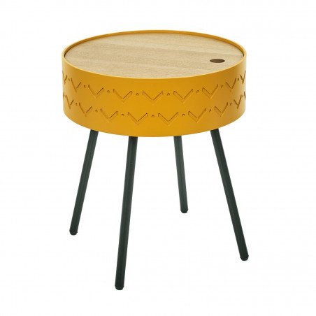 Table Coffre Eugenie Moutarde Home Deco Factory