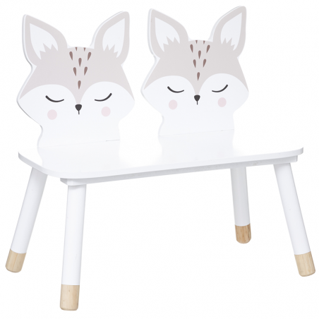 Banc Enfant douceur Renard Atmosphera