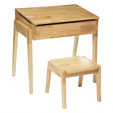 Pupitre Avec Tabouret Robin En Bois Atmosphera