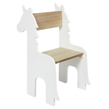 Chaise Enfant Licorne Blanc Home Deco Kids