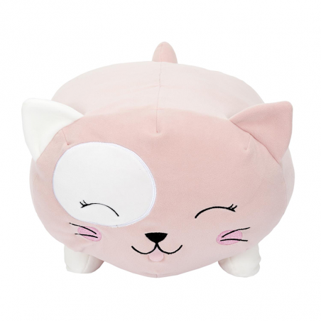 Peluche Coussin Chat Rose Home Deco Kids