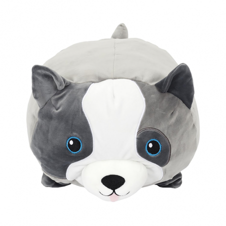 Peluche Coussin Chien Gris Home Deco Kids