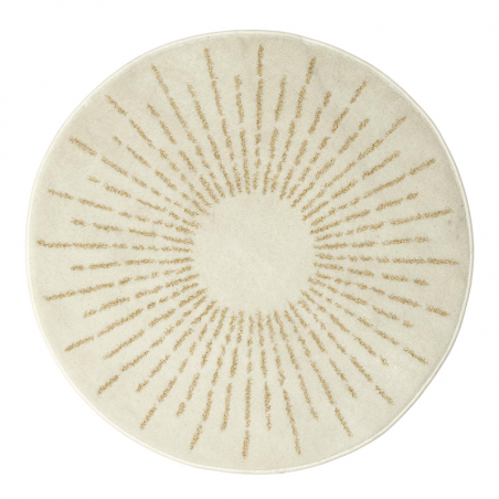 Tapis Rond Soleil Beige Home Deco Kids