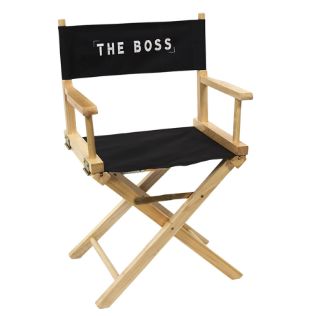 Chaise Directeur The Boss Noire Home Deco Factory