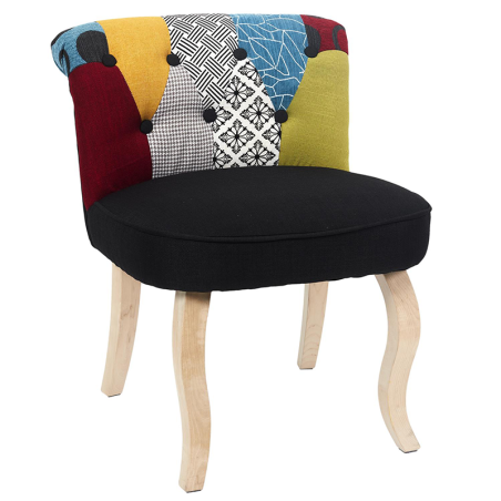 Fauteuil Eleonor Patchwork Home Deco Factory