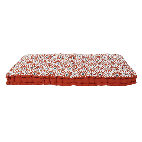 Matelas De Sol Imprimé Patio Orange Home Deco Factory