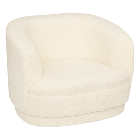 Fauteuil Enfant Bouclette Blanc Atmosphera