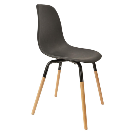 Chaise Scandinave Phenix Noir Home Deco Factory