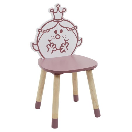 Chaise Enfant Madame Princesse Rose