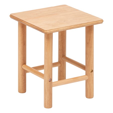 Tabouret Enfant Hévéa Marron Atmosphera For Kids