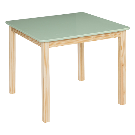 Table Carré Classic Verte Atmosphera For Kids