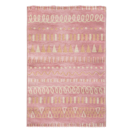 Tapis Enfant Girly Rose 100x150 Atmosphera For Kids