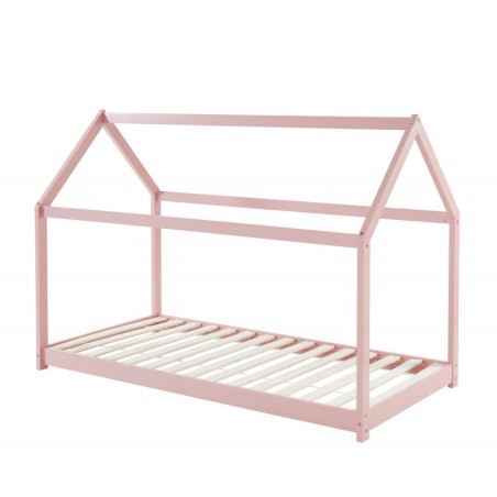 Lit Cabane Royaume Des Rêves Rose 90x190 cm - Laïba Kids