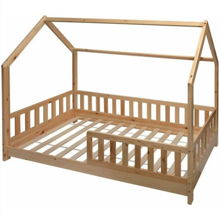 Lit cabane enfant 90 x 190 cm Sans MATELAS