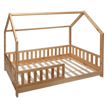 Lit Cabane Enfant 90x190cm Naturel