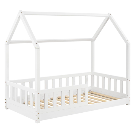 Lit Cabane Enfant Bosco Blanc 90x190 Atmosphera For Kids