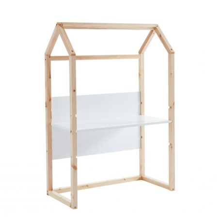 Bureau Enfant Cabane Évolutif Blanc - Laïba Kids