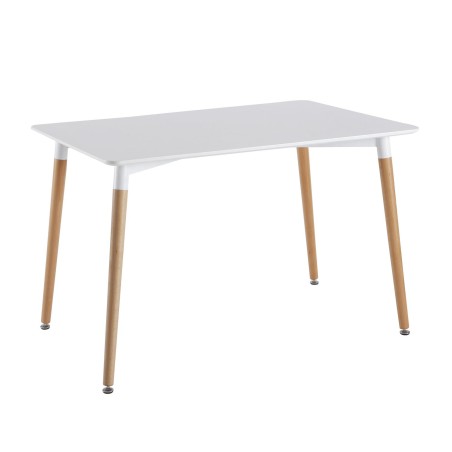 Table De Repas Blanche Home Deco Factory