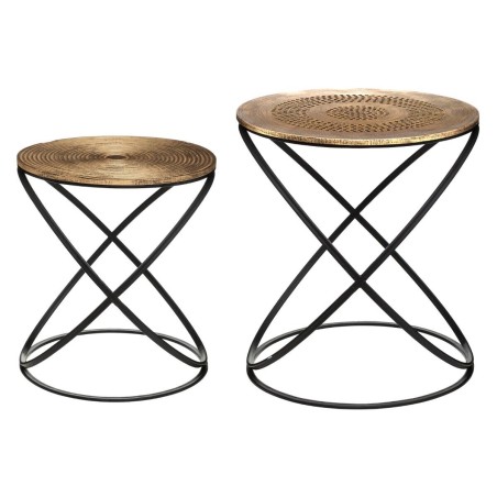 Lot De 2 Tables D'appoint Etnik Cuivre Atmosphera