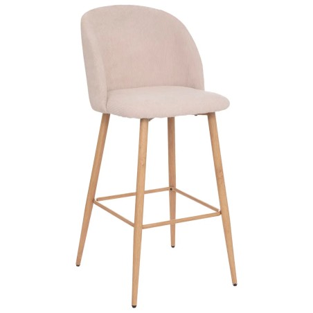 Chaise de bar Céleste Beige Atmosphera