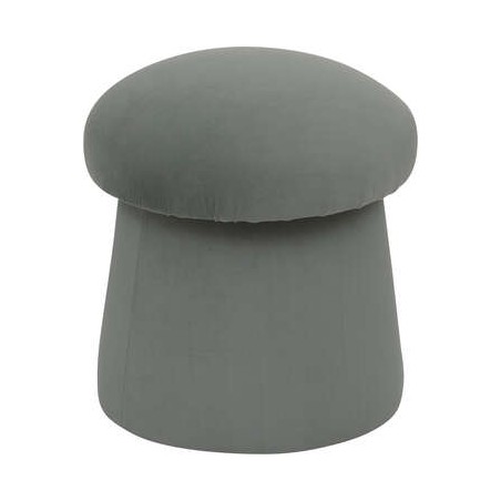 Pouf Champignon En Velours Noa Vert Céladon Atmosphera