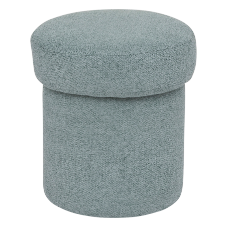 Pouf En Tissu Vert Céladon Kita Atmosphera