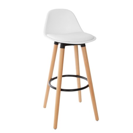 Tabouret De Bar Maxon Blanc - Atmosphera