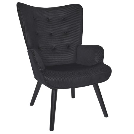 Fauteuil De Salon Giulia Noir - Home Deco Factory