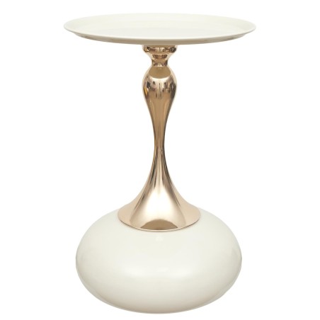 Table D'appoint Portobello Blanc - Home Deco Factory