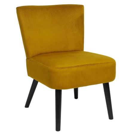 Fauteuil crapaud Giulia Jaune - Home Deco Factory