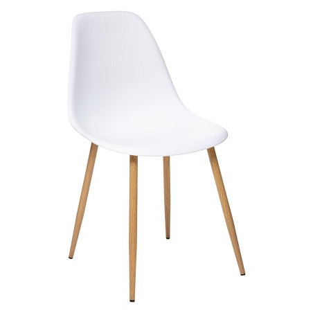 Chaise En Polypropylène Taho Blanche - Atmosphera