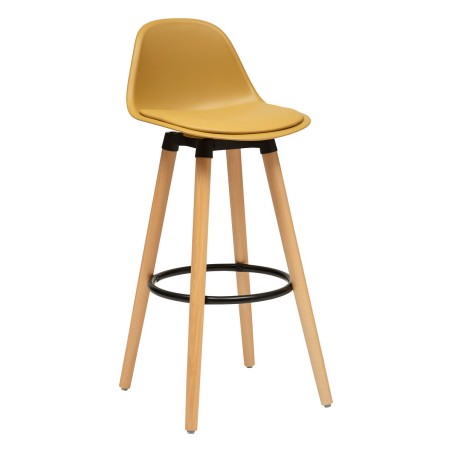 Tabouret De Bar Maxon Jaune Ocre - Atmosphera