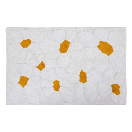 Tapis Double Tufté Daisy 60x90 Blanc - Atmosphera