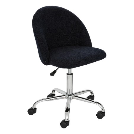 Chaise de bureau bouclette Geos Bleu - Atmsophera