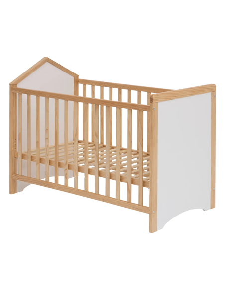 Lit bébé Dodo Nuage 60x120 Beige Laïba Kids