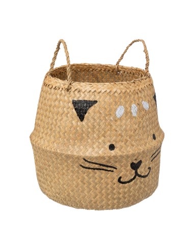 Panier Pliant Enfant En Roseau Chat D 35 Atmosphera For Kids