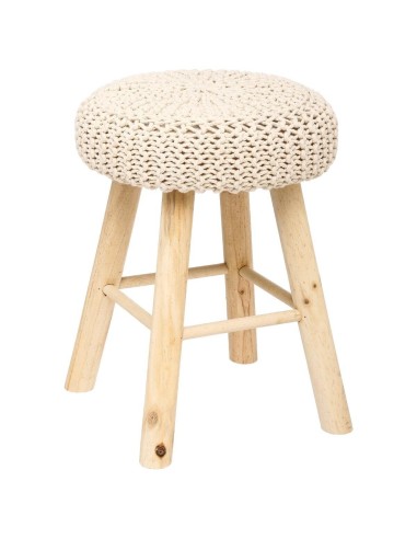 Tabouret D' appoint Suzette Beige Atmosphera